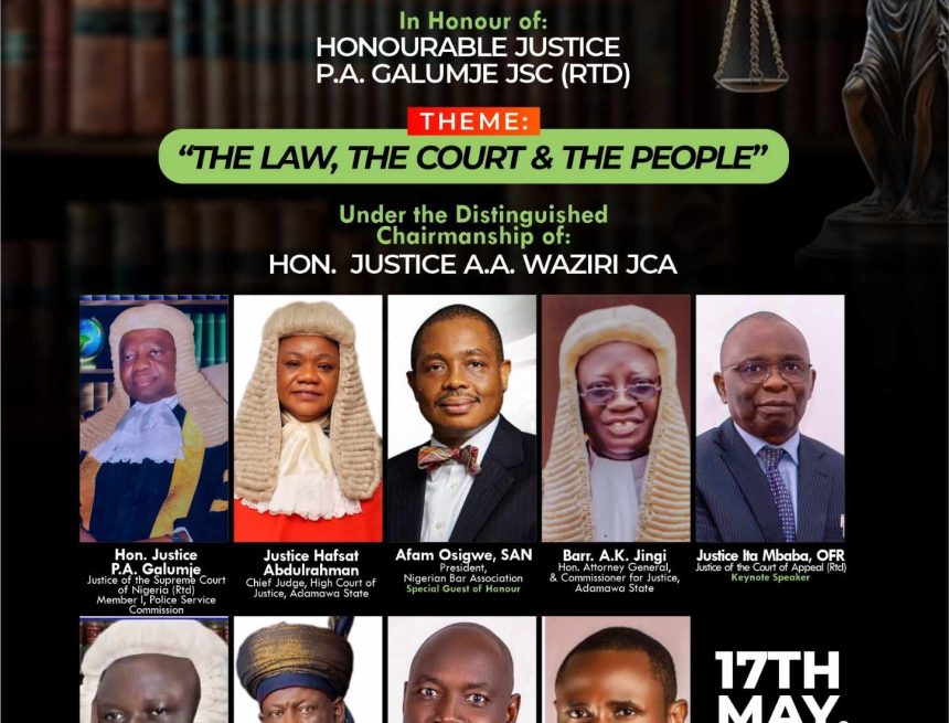 ADIKWU JUSTICE ITA MBABA CONFIRMED AS SPEAKER AT 2025 GABRIEL ADIKWU ANNUAL LECTURE