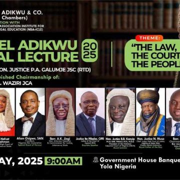 GABRIEL ADIKWU ANNUAL LECTURE 2025 HOLDS MAY 17 IN YOLA