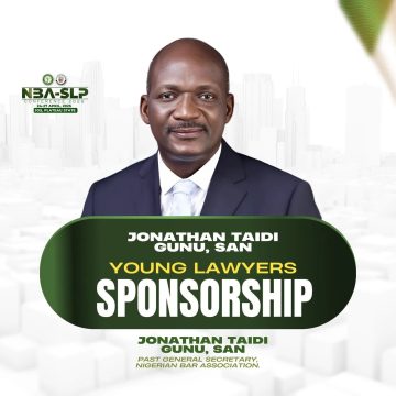 JONATHAN TAIDI SPONSORS 25 YOUNG LAWYERS TO NBA-SLP CONFAB