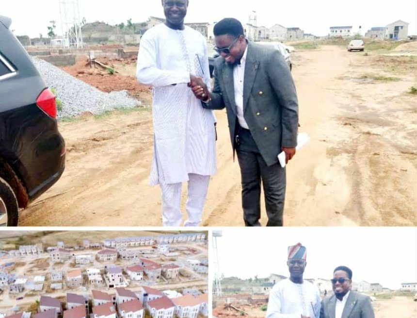 LIBI-COV PROF. YEMI OKE (SAN) VISITS OUR FCDA ALLOCATED ESTATE, COMMENDS OUR EFFORTS AT PROVIDING AFFORDABLE HOUSING AND A CREDIBLE INVESTMENT PLATFORM THROUGH THE LAWYERS IN BUSINESS INSTITUTE LIBI MASS-HOUSING & LAND-BANKING SCHEME; PROMISES TO SPREAD THE GOOD NEWS WIDER