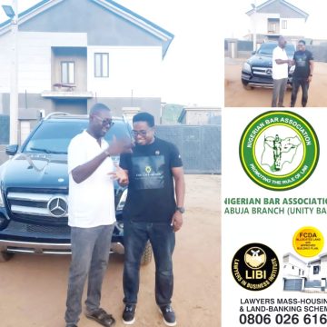 NBA ABUJA PUB. SECRETARY, ZACH AKUBO ESQ, VISITS OUR FCDA ALLOCATED ESTATE,  SALUTES OUR SUCCESS IN PROVIDING AFFORDABLE HOUSING AND A CREDIBLE INVESTMENT PLATFORM FOR ALL THROUGH THE LAWYERS IN BUSINESS MASS-HOUSING & LAND-BANKING SCHEME