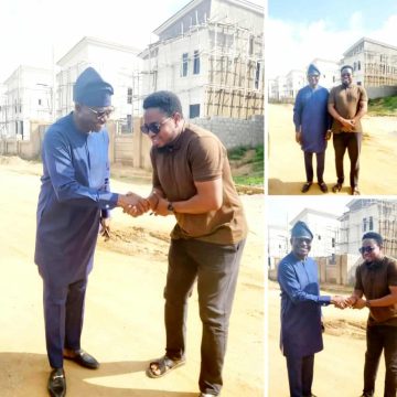 DR. JOSHUA MUSA SAN VISITS OUR FCDA ALLOCATED ESTATE, PICKS PLOTS AND URGES US TO PUSH ON IN OUR EFFORTS TOWARDS PROVIDING AFFORDABLE HOUSING IN ABUJA AND A CREDIBLE PLATFORM FOR WEALTH CREATION THROUGH THE LAWYERS IN BUSINESS MASS-HOUSING & LAND-BANKING SCHEME