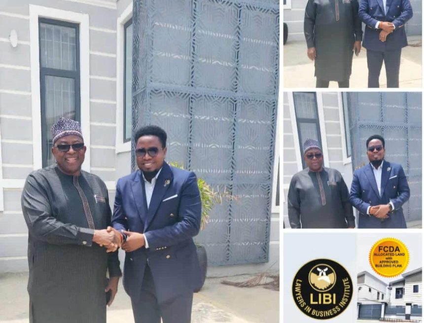 LIBI-GOV FORMER BAUCHI STATE GOVERNOR, M. A. ABUBAKAR SAN VISITS OUR FCDA ALLOCATED ESTATE, COMMENDS OUR EFFORTS AT PROVIDING AFFORDABLE HOUSING AND A CREDIBLE INVESTMENT PLATFORM AT THE LAWYERS IN BUSINESS INSTITUTE LIBI MASS-HOUSING & LAND-BANKING SCHEME