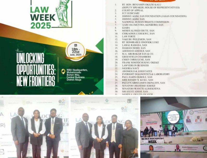 LIBI-LAW-WEEK LIBI: WE ARE AMONG THE PROUD SPONSORS OF THE NBA ABUJA LAW WEEK, 2025