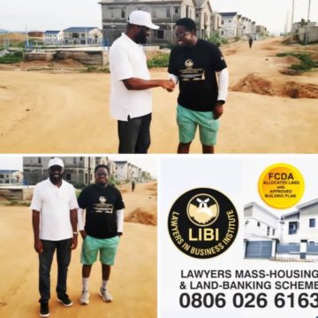 OTU OKA-IWU [ASSOCIATION OF IGBO LAWYERS] ABUJA PRESIDENT, SIR. CHIDI UDEKWE, VISITS OUR ESTATE, COMMENDS OUR SUCCESSFUL EFFORT AT PROVIDING AFFORDABLE HOUSING AND A CREDIBLE INVESTMENT PLATFORM AT THE LAWYERS IN BUSINESS MASS-HOUSING & LAND-BANKING SCHEME