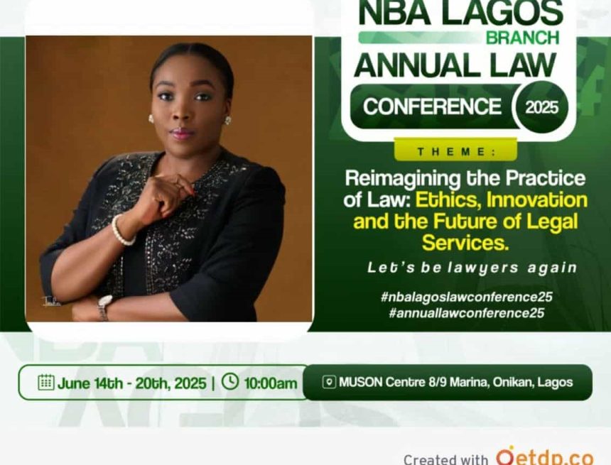 UCHE-CONFERENCE+ UCHENNA OGUNEDO AKINGBADE ANCHORS FLAGSHIP SESSION AT NBA LAGOS BRANCH ANNUAL LAW CONFERENCE