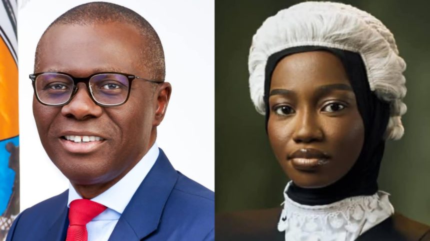 SANWO-OLU HAILS LASU ALUMNAE FOR EMERGING AS NIGERIAN LAW SCHOOL ‘BEST GRADUATING FEMALE STUDENT’