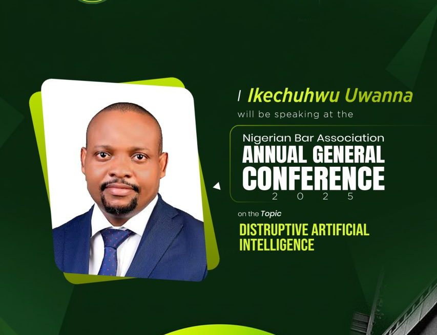 NBA-AGC: ABIA STATE AG, IKECHUKWU UWANNA, TO SPEAK ON DISRUPTIVE ARTIFICIAL INTELLIGENCE