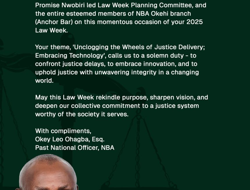 IMG-20251211-WA0032 OKEY OHAGBA HAILS NBA OKEHI BRANCH (ANCHOR BAR) ON ANNUAL LAW WEEK