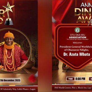 awards: otu oka iwu set to host ohanaeze PG, asagba of asaba