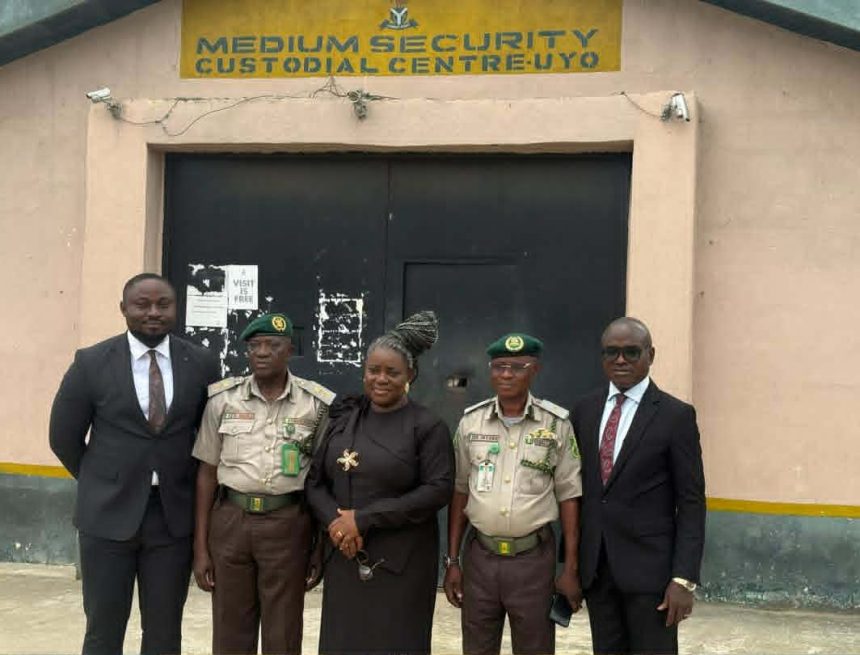 SPIDEL-UYO NBA-SPIDEL VOWS TO PROVIDE FREE LEGAL SERVICE TO 115 INMATES IN UYO PRISON