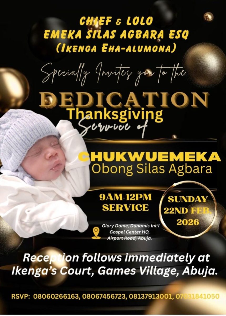 DEDICATION NBA LEGAL ENTREPRENEURSHIP C’TE SCRIBE AGBARA DEDICATES SON TOMORROW