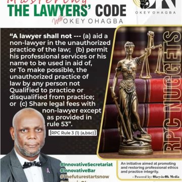 OKEY ‘WE MUST RISE IN UNISON TO SAFEGUARD OUR PRACTICE’ – OKEY OHAGBA