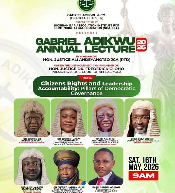 YOLA AGOG FOR GABRIEL ADIKWU 2026 ANNUAL LECTURE (VIDEO)