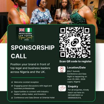 BNLF-SPONSORS ELEVATE YOUR BRAND: SPONSOR THE BNLF NIGERIA SUMMIT 2026