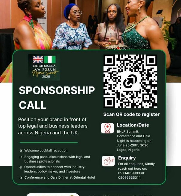 ELEVATE YOUR BRAND: SPONSOR THE BNLF NIGERIA SUMMIT 2026