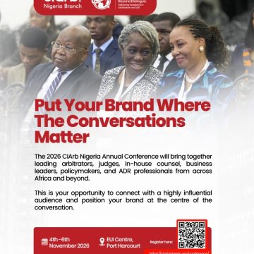 CIARB NIGERIA INVITES SPONSORS FOR 2026 ANNUAL CONFERENCE