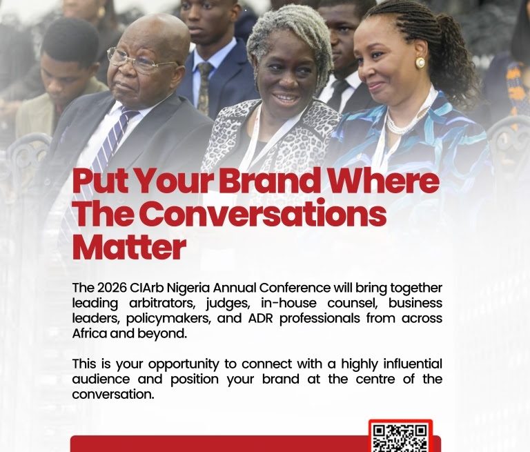 CIARB NIGERIA INVITES SPONSORS FOR 2026 ANNUAL CONFERENCE