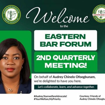 AUDREY CHINELO OFOEGBUNAM WELCOMES EASTERN BAR FORUM DELEGATES TO OWERRI MEETING