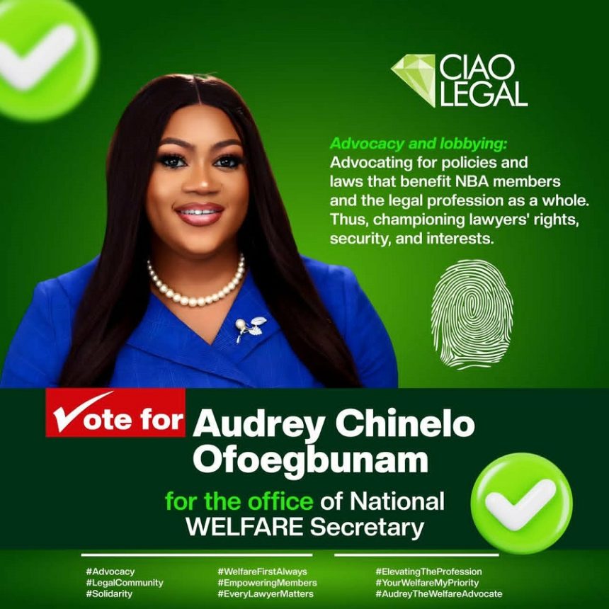AUDREY-WELFARE2 AUDREY CHINELO OFOEGBUNAM: WELFARE THAT WORKS FOR EVERY LAWYER, IN EVERY SECTOR