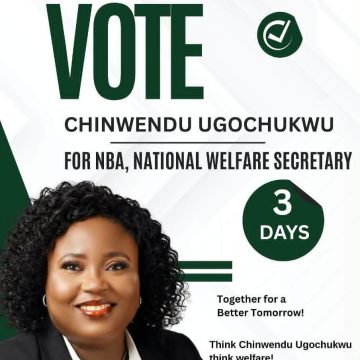 CHINWENDU++ HOW TO VOTE: CHINWENDU UGOCHUKWU FOR NBA NATIONAL WELFARE SECRETARY