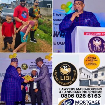 EZEKIEL UGWUEZE ESQ [P. T. AKAN SAN & ASSOCIATES] VISITS OUR FCDA ALLOCATED ESTATE, APPLAUDS OUR SUCCESSFUL EFFORT AT PROVIDING AFFORDABLE HOUSING AND A CREDIBLE INVESTMENT PLATFORM AT LAWYERS IN BUSINESS INSTITUTE MASS-HOUSING & LAND-BANKING SCHEME