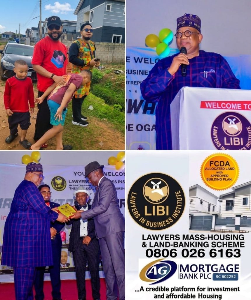 EZEKIEL UGWUEZE ESQ [P. T. AKAN SAN & ASSOCIATES] VISITS OUR FCDA ALLOCATED ESTATE, APPLAUDS OUR SUCCESSFUL EFFORT AT PROVIDING AFFORDABLE HOUSING AND A CREDIBLE INVESTMENT PLATFORM AT LAWYERS IN BUSINESS INSTITUTE MASS-HOUSING & LAND-BANKING SCHEME
