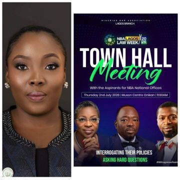 NBA PRESIDENTIAL CANDIDATES, OTHERS STORM LAGOS BRANCH LAW WEEK FOR ‘DEBATE’ (SEE VIDEO)
