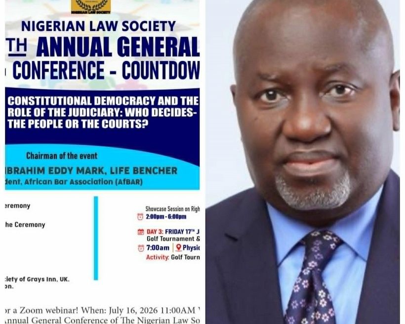 NLS-AGC+ NIGERIAN LAW SOCIETY TO HOLD AGC JULY 15-17