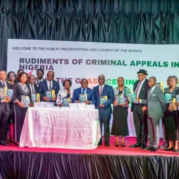 APPEAL COURT PJ, JURISTS LAUD CRIMINAL APPEALS, LEADERSHIP BOOKS LAUNCH BY CORDELIA EKE