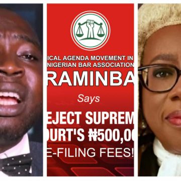 RAMINBA ACCESS TO JUSTICE: LAWYERS ASK CJN TO REMOVE N0.5 MILLION E-FILING FEE