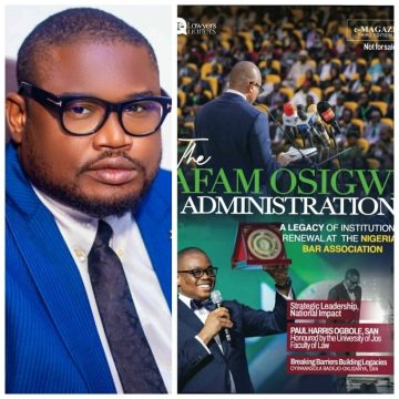 NBA ASST. GENSEC EHI UNVEILS 3RD EDITION OF LAWYERS QUARTER MAGAZINE