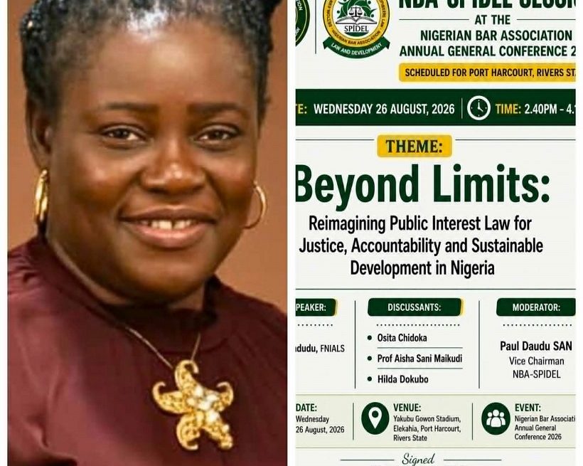 SPIDEL-SESSION NBA-SPIDEL SESSION TO RE-IMAGINE PUBLIC INTEREST LAW AT NBA AGC 2026