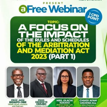 iADRNigeria HOSTS WEBINAR ON ARBITRATION RULES