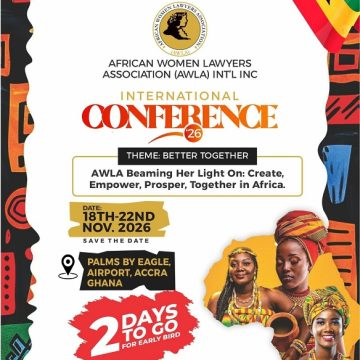 AWLA-2-DAYS HURRY! AWLA INTERNATIONAL CONFERENCE ACCRA 2026 EARLY BIRD CLOSES SATURDAY