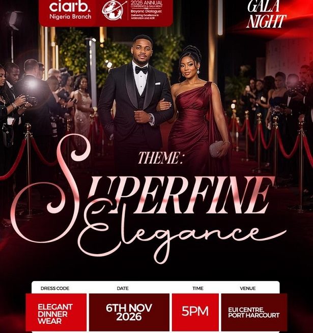 CIARB NIGERIA SET TO WOW DELEGATES AT 2026 GALA NIGHT IN PORT HARCOURT