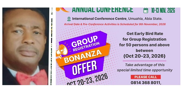 GROUP NBA-SPIDEL ANNUAL CONFERENCE GROUP REGISTRATION BONANZA ENDS OCTOBER 23