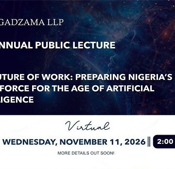 J-K GADZAMA LLP TO HOST 19TH ANNUAL PUBLIC LECTURE NOV. 11